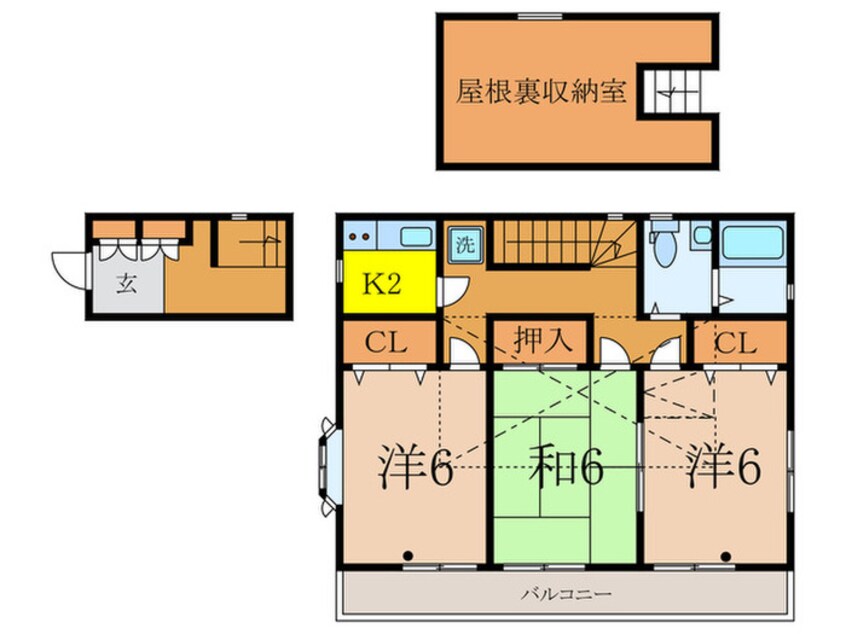 間取図 南大泉２丁目住宅