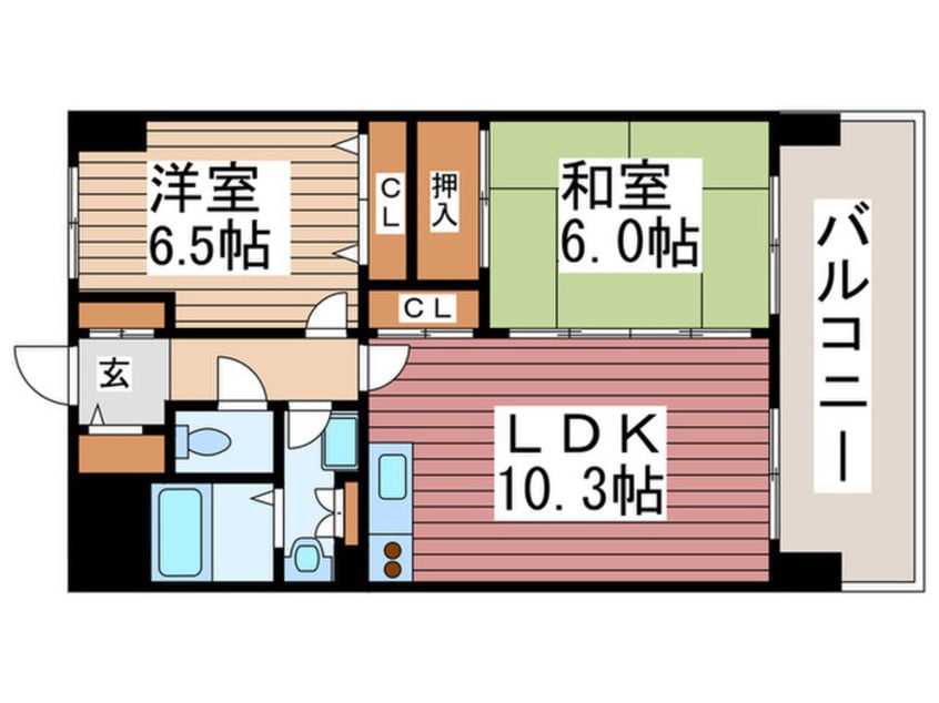 間取図 ロワールヒエダ