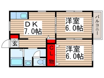 間取図 ア－バンライフＤ棟