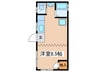 神谷2丁目一戸建て 1Rの間取り