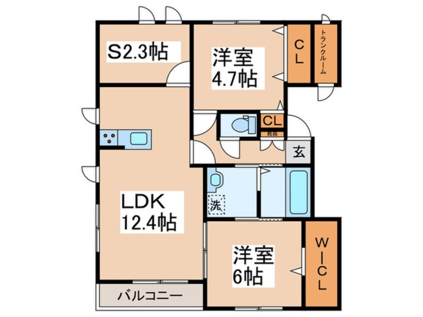 間取図 ＳＯＬＥＡＤＯ