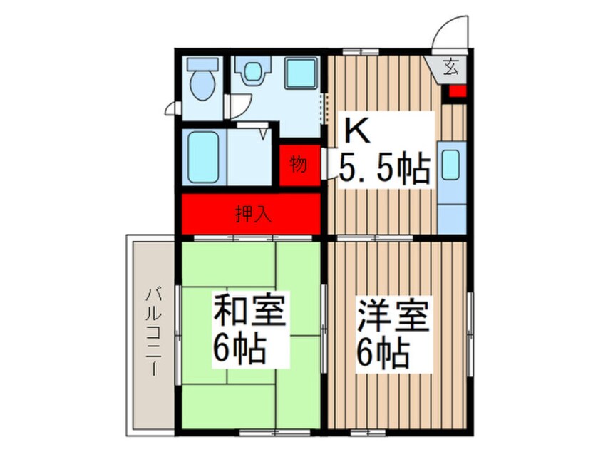 間取図 フレグランス根岸