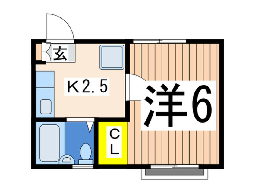 間取図 ハイム・アム・メ－ル