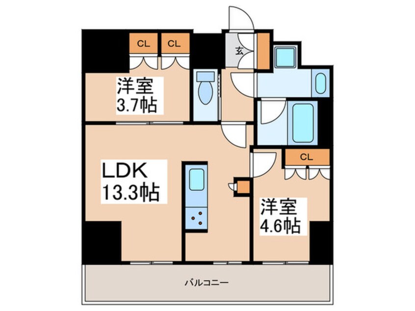 間取図 リージア浅草橋