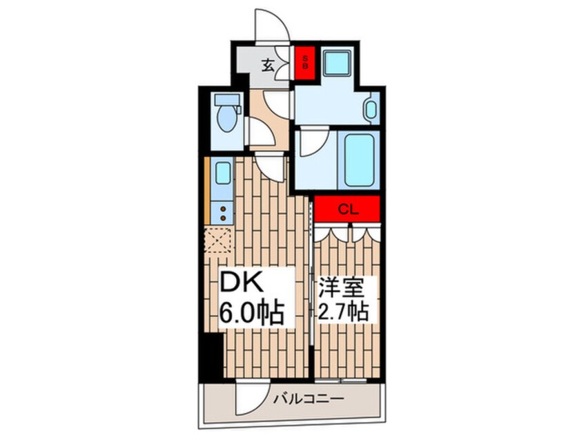 間取図 リージア浅草橋