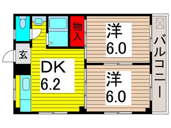 間取図 キャッスルハイム