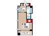 TLRレジデンス両国 1Kの間取り
