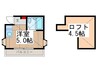 シティハウス塚越 1Rの間取り