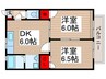カタンクロ－バ－２ 2DKの間取り