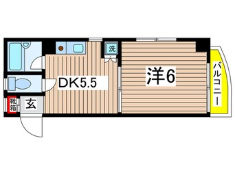 間取図 スカイラインパレス