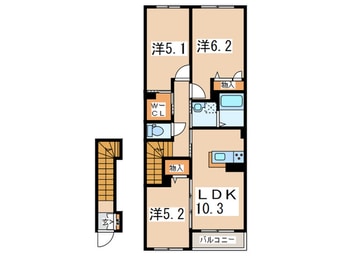 間取図 サンパース