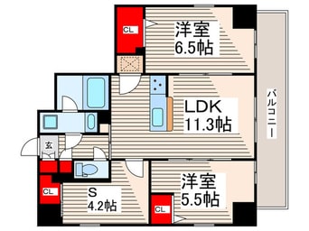 間取図 Alivis西葛西norte