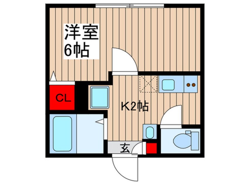 間取図 仮）グランクオール大和町