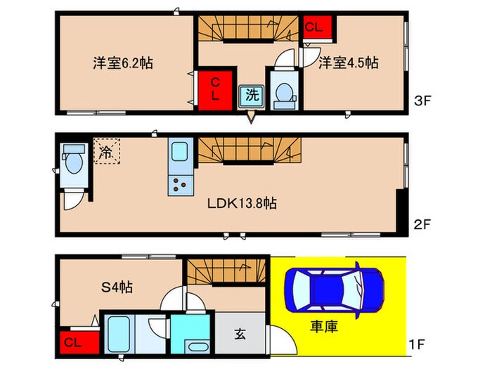 間取り図 Kolet津田山