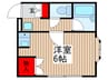 ロフティーフラワー2号館 1Rの間取り