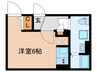 レピュア早稲田レジデンスⅡ 1Rの間取り