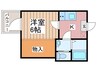 KEIAI RESIDENCE八潮 1Kの間取り