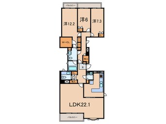間取図 世田谷野毛レジデンス