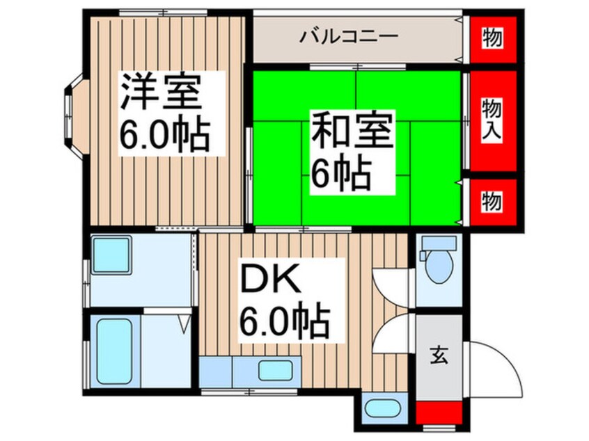 間取図 グレン・ビラ