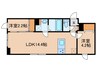 ウェルスクエア南長崎 2LDKの間取り