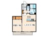 Ｒｉｃｈｅｓｓｅ Ｄｗｅｌｌ 溝 1LDKの間取り