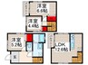 足立区関原2丁目賃貸戸建 3LDKの間取り