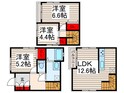 足立区関原2丁目賃貸戸建の間取図