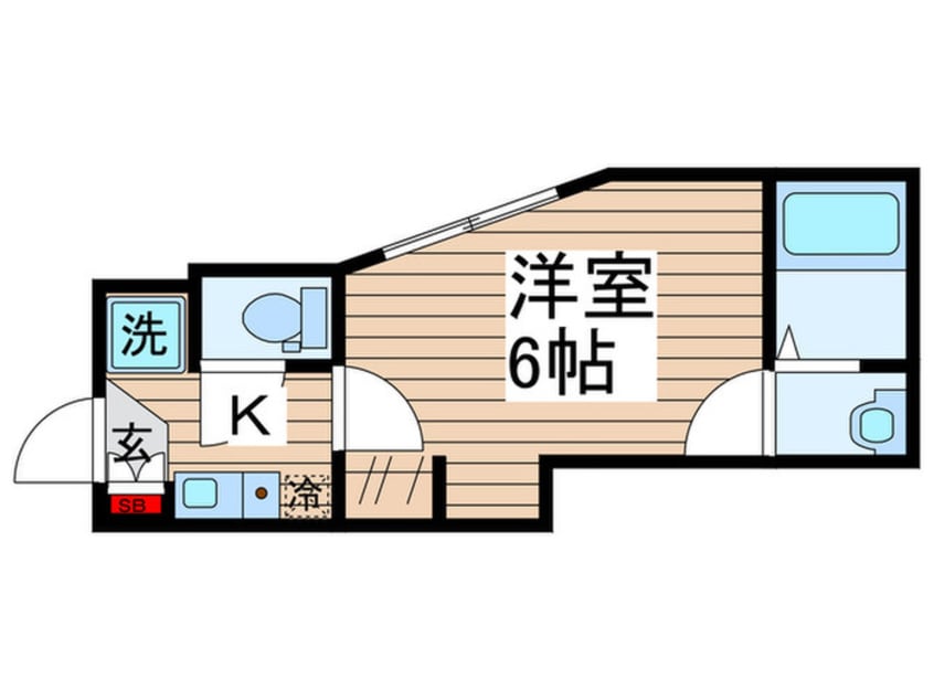 間取図 ディアマンテ北千住