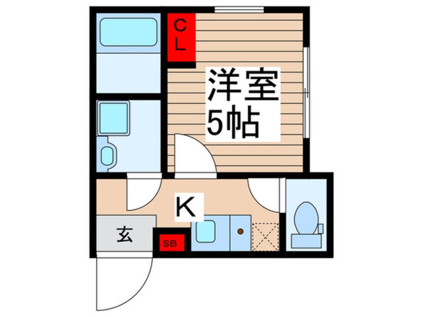 間取図 ディアマンテ北千住