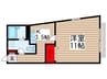 ＨＯＫＵＬＥ′Ａ 1Kの間取り