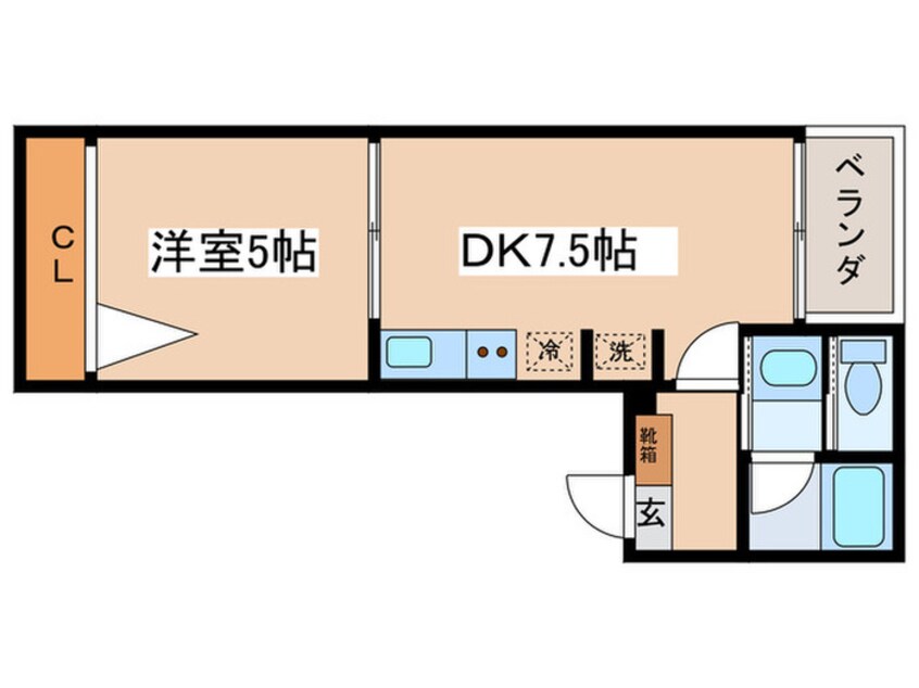 間取図 ユーフォリア大倉山