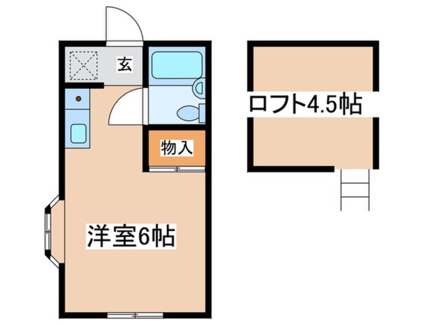 間取図 ル・ヴィラージュ玉川学園