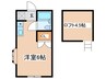 ル・ヴィラージュ玉川学園 1Rの間取り