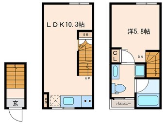 間取図 グランエッグス三鷹