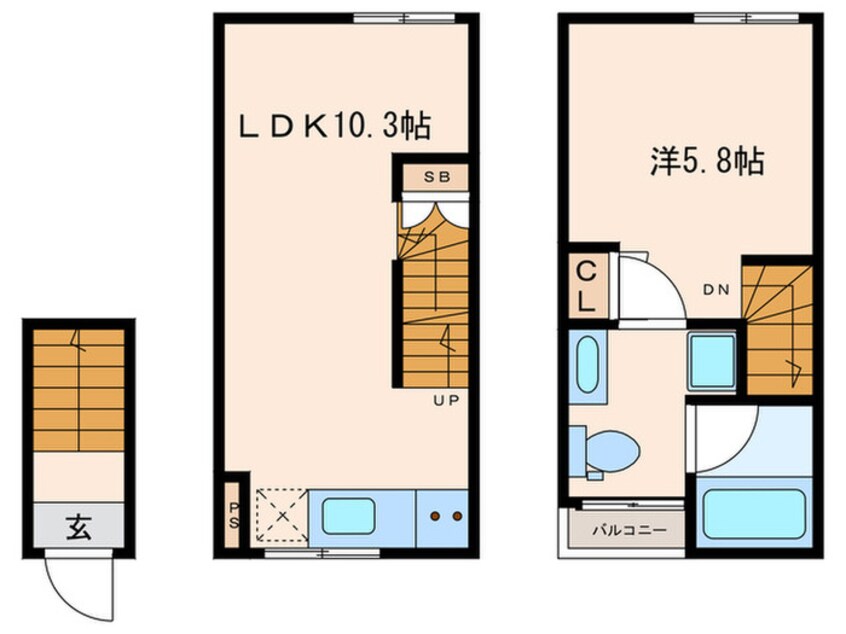 間取図 グランエッグス三鷹