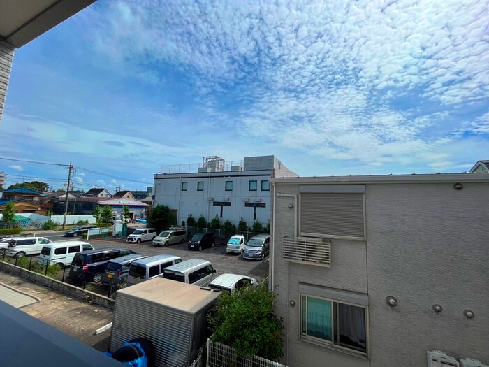 室内からの展望 グレイス鹿浜