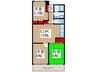 第一朝霞台マンション 3LDKの間取り