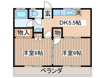 間取図 金広第一コーポ