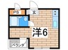 シャトル大恵Ｅ 1Rの間取り