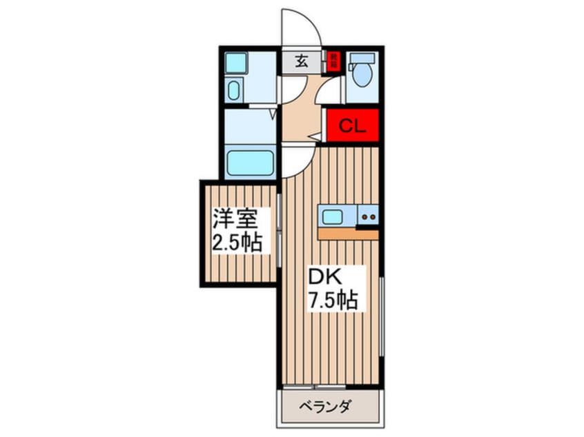 間取図 Ｌｅｂｅｎ東浦和
