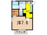 フル－ルＣ 1Kの間取り