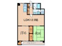 第2大野マンションの間取図