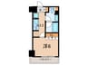 City Lux Tobe 1Kの間取り