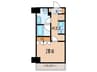 City Lux Tobe 1Kの間取り