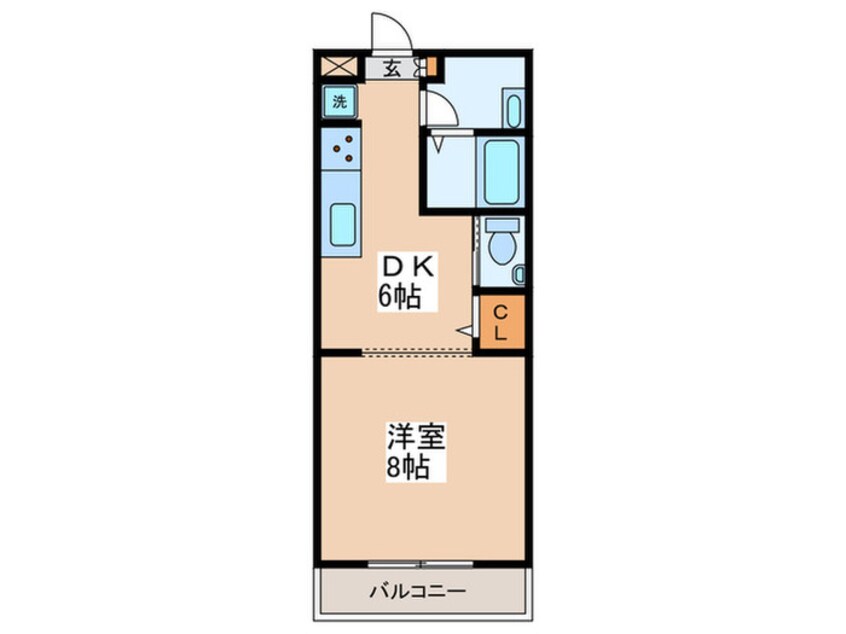 間取図 ＡＹコ－ポ天沼