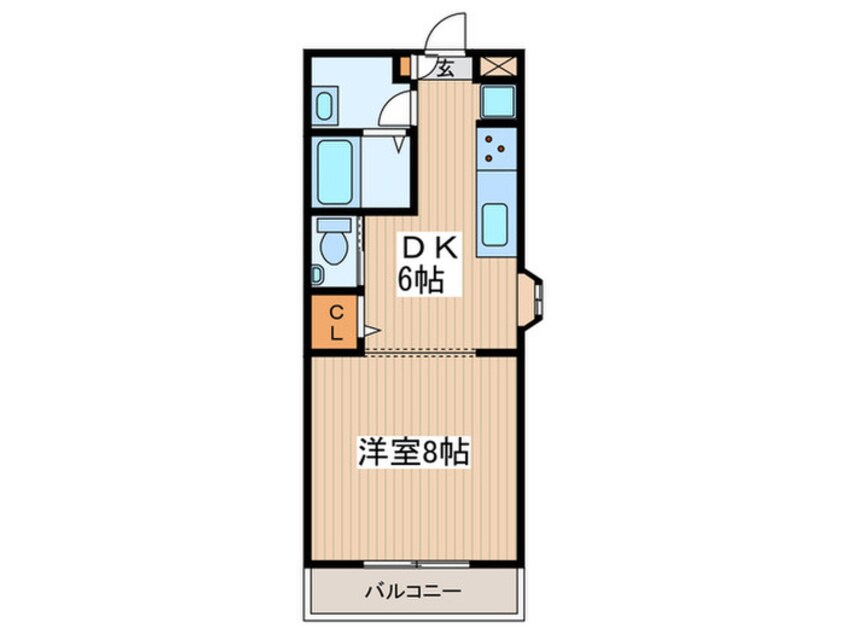 間取図 ＡＹコ－ポ天沼