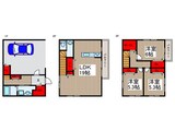 新座市東3丁目ガレージ付戸建て1