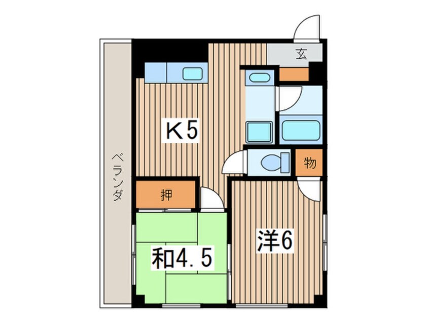 間取図 西海岸ハイツ