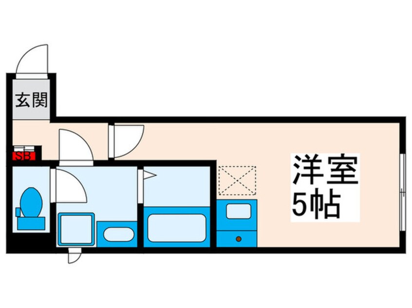 間取図 シャテロ三河島