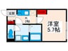 シャテロ三河島 1Kの間取り